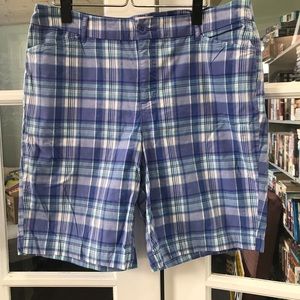 Plaid shorts